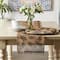 DII® Black Fern Print On Natural Jute Table Runner 14x72